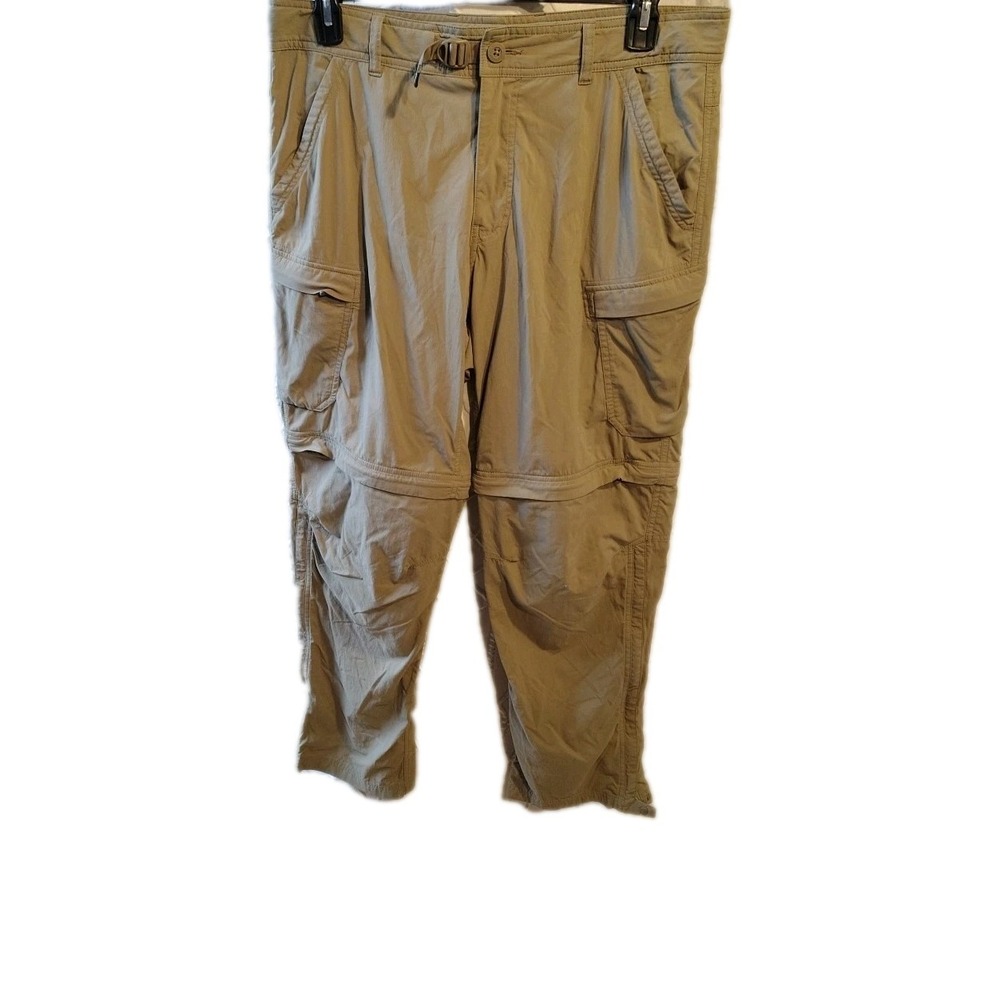 REI Co-Op Convertible NYLON Hiking Fishing Pants Mens Size 36 x 30 Tan Outdoors
